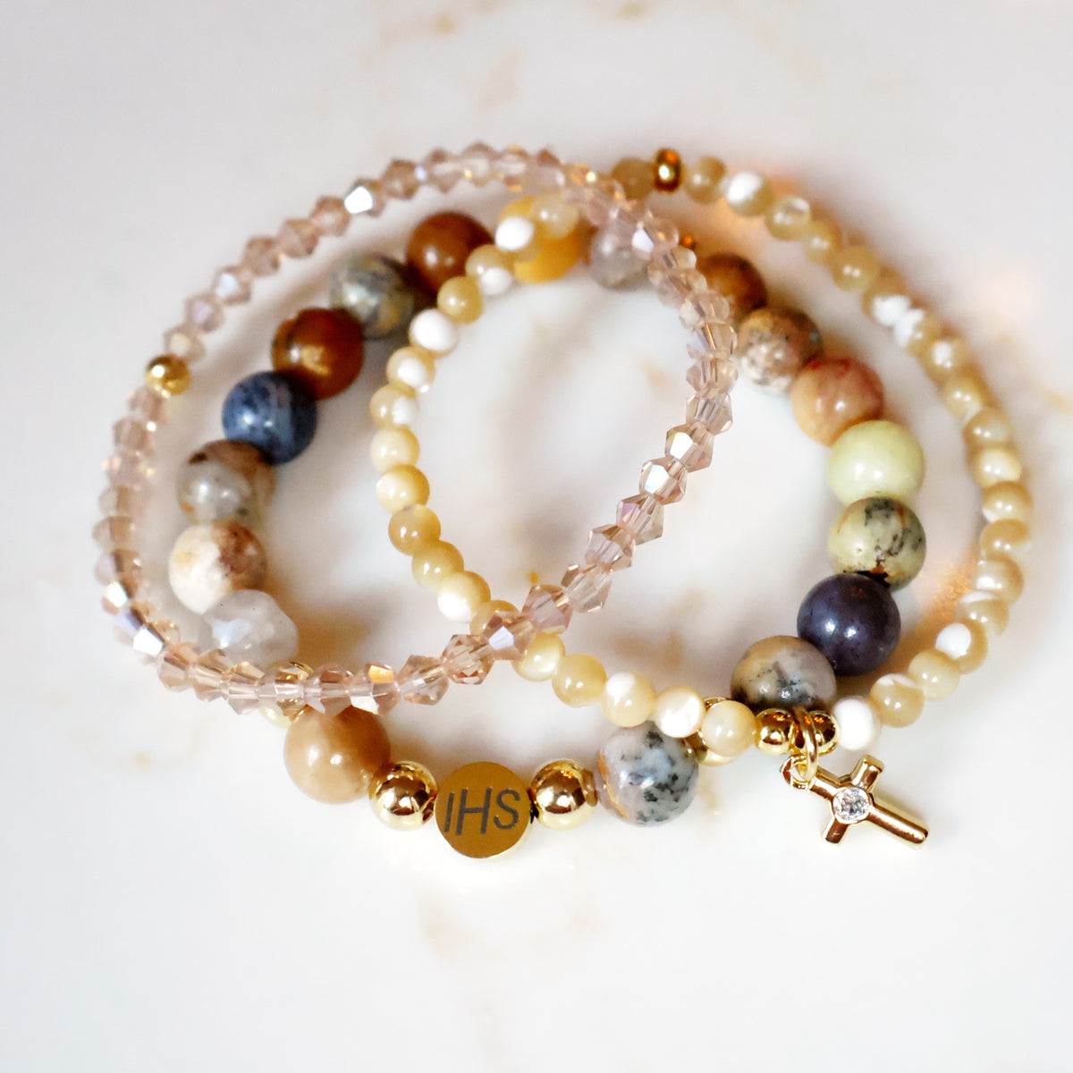 January Devotional Bracelet Set: Holy Name of Jesus