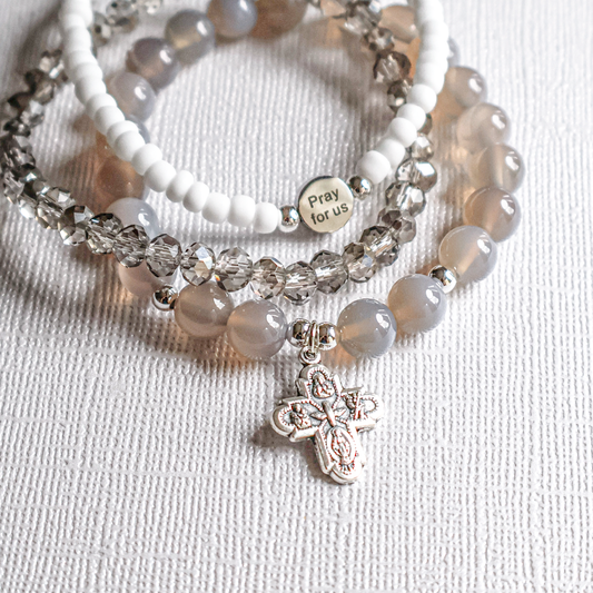 Four Way Cross Bracelet Set