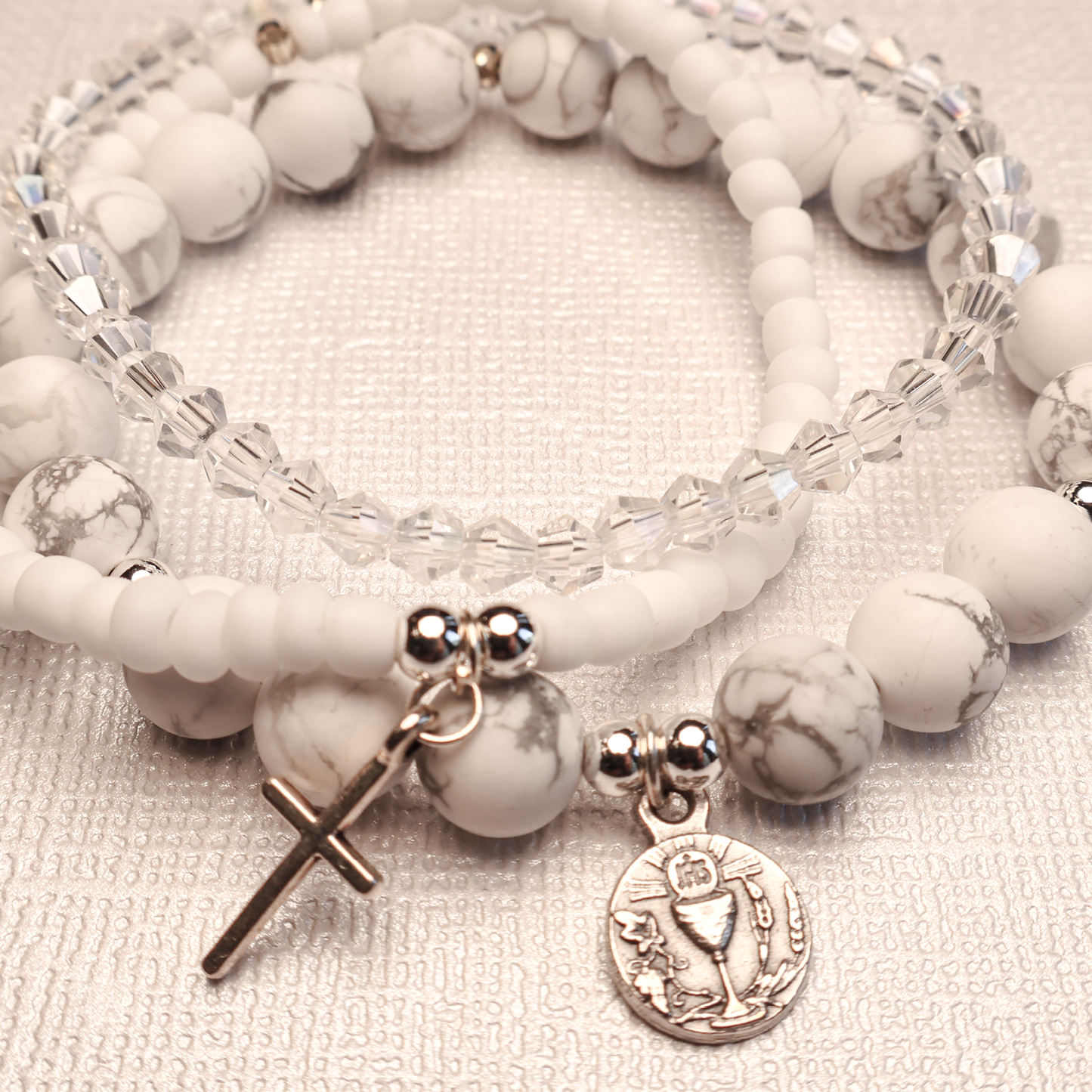 April Devotional Bracelet Set: Blessed Sacrament