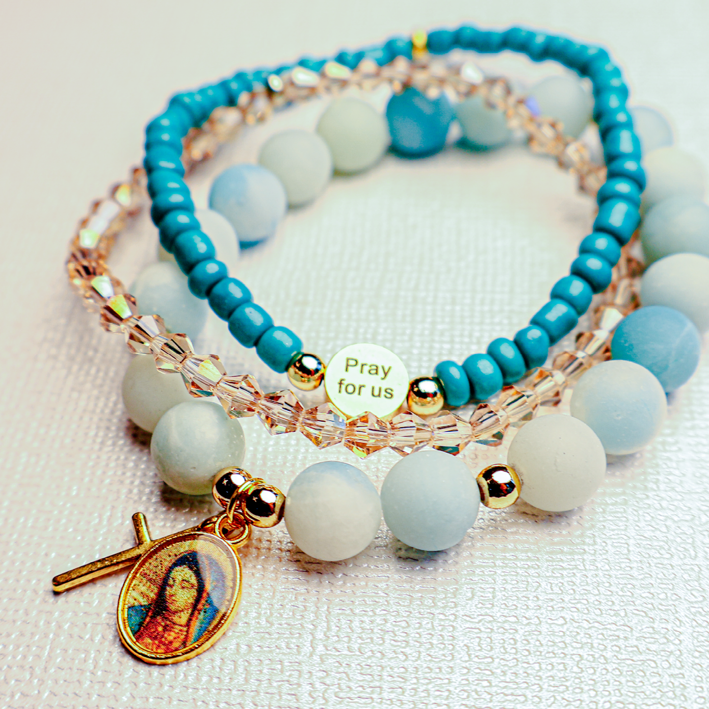 Our Lady of Guadalupe Bracelet Set