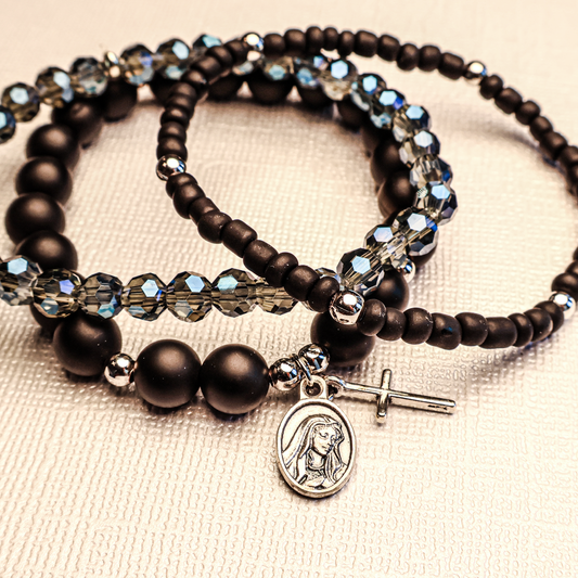 September Devotional Bracelet Set: Seven Sorrows of Mary