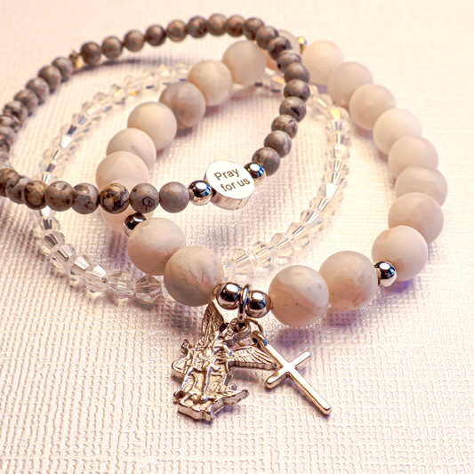 Saint Michael Bracelet Set